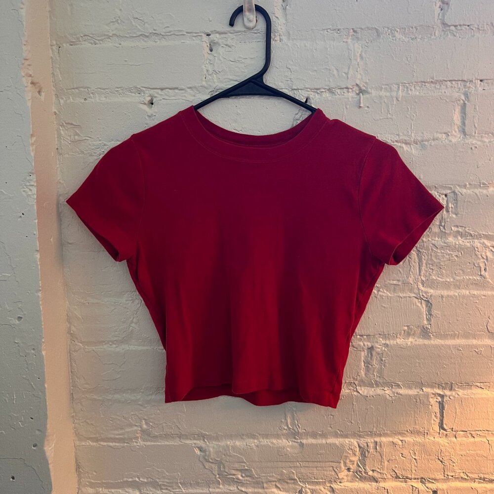 Red Crop Top